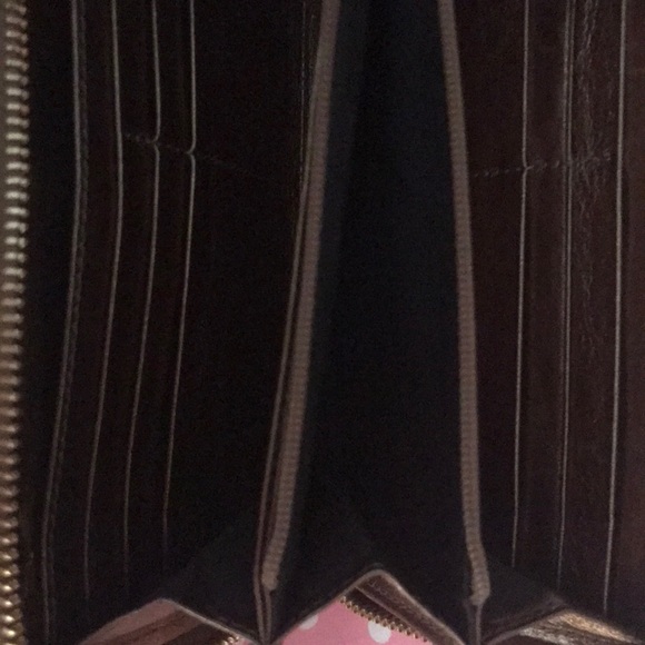 Burberry checkbook wallet tan with horses - Picture 6 of 6